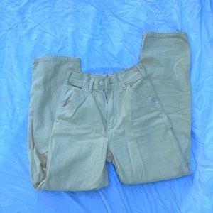 Brandy Melville Beige Carpenter Pants